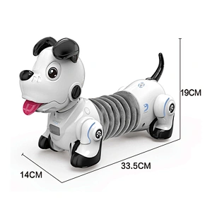 Smart dachshund robots intelligence dog toy with follow function