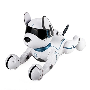 Smart electric intelligent interactive dog voice controlled robot