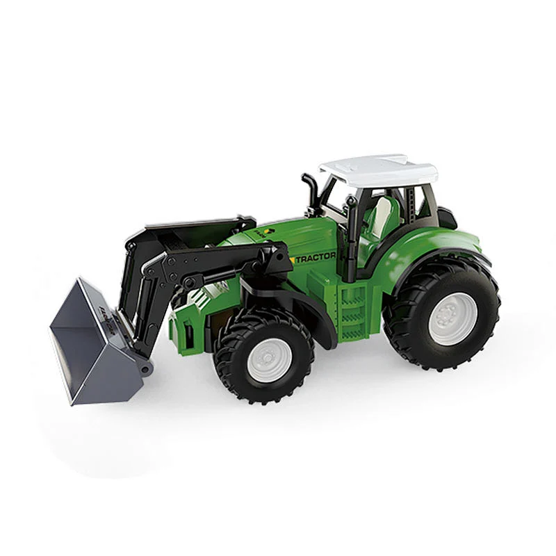 2.4G plastic friction mini tractor truck toy farmer car for kids