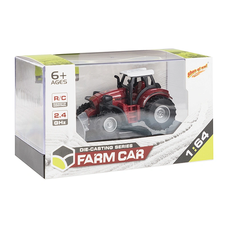 Hot Selling 2.4G Bulldozer Friction Farm Crane Rc Tractor Toy