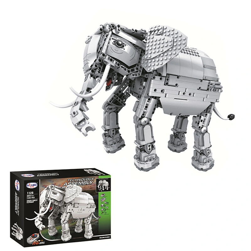 2020 Diy intelligent elephant animals toys building blocks for baby