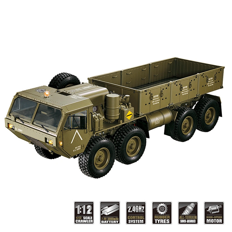 1/12 Scale remote control trucks car toy army military rc truck