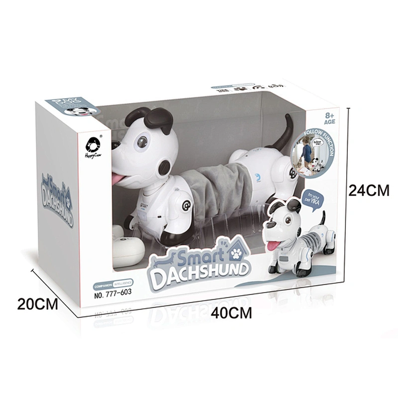 Smart dachshund robots intelligence dog toy with follow function