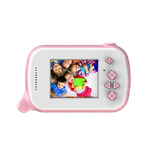 Blue digital dual-lens 1080p smart kids video camera