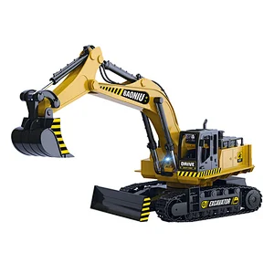 Hot selling remote control electric truck excavator rc toy for kids