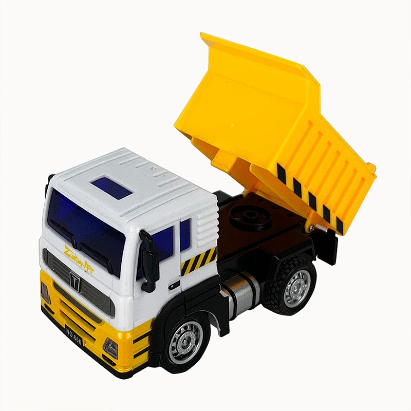New arrival 1:64 mini construction rc car dump truck toy for kids