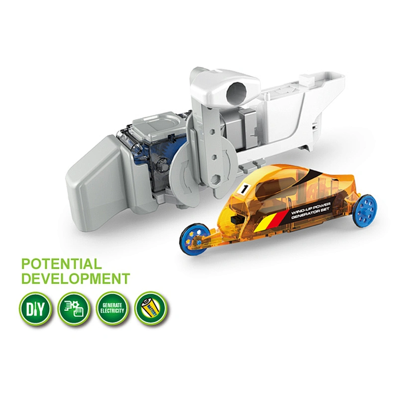 DIY wind-up power generator set science and education toys