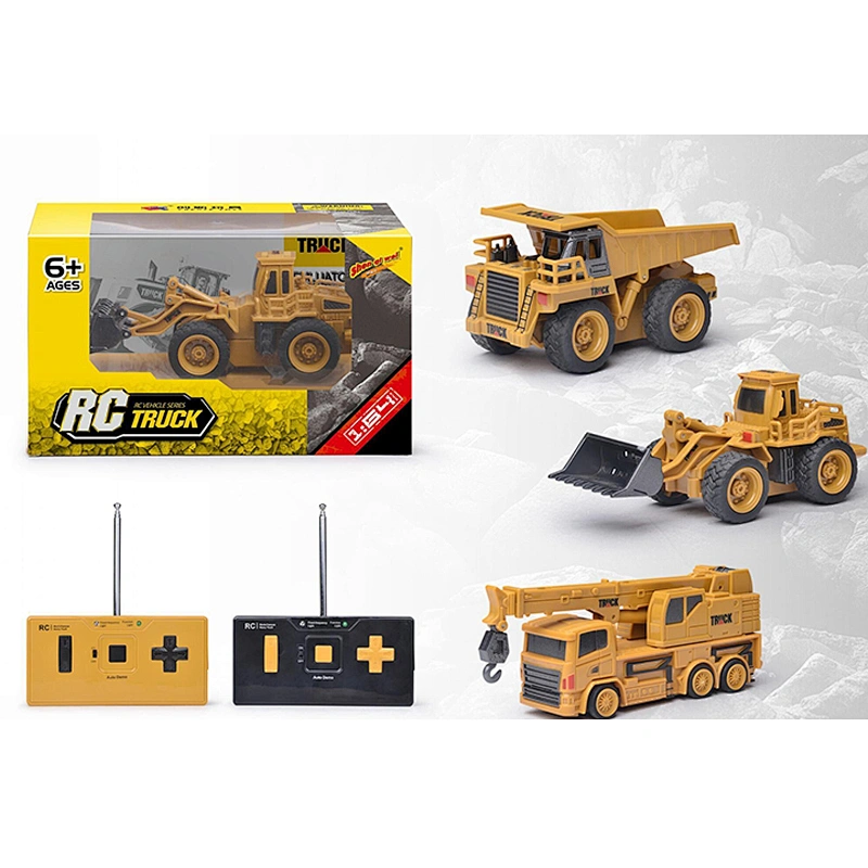 Hot selling remote kids crane model rc construction toy trucks