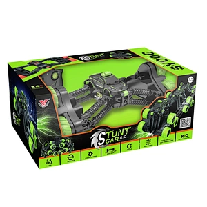 Remote control kids 360 flip rc car toy rolling stunt car
