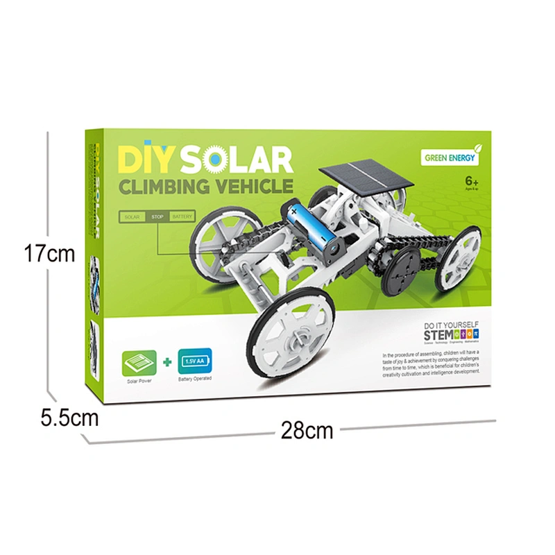 STEM toys climbing vehicle solar powered diy toys for hands on ability