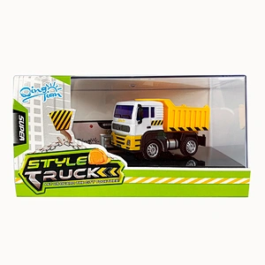 Hot selling 2.4G 1:64 mini plastic construction rc car toy dump truck