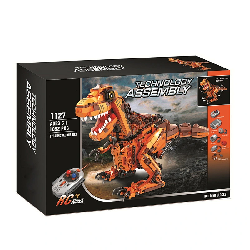 2020 Diy plastic creative dinosaur building blocks toys for kids