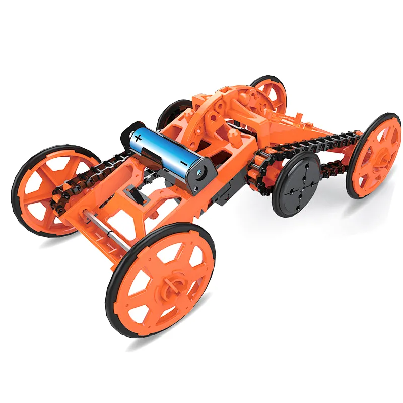 4WD climber technology science car diy kids toys blocks for children