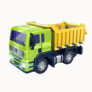 Hot selling 2.4G 1:64 mini plastic construction rc car toy dump truck