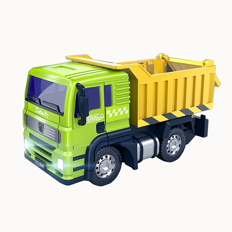 Hot selling 2.4G 1:64 mini plastic construction rc car toy dump truck