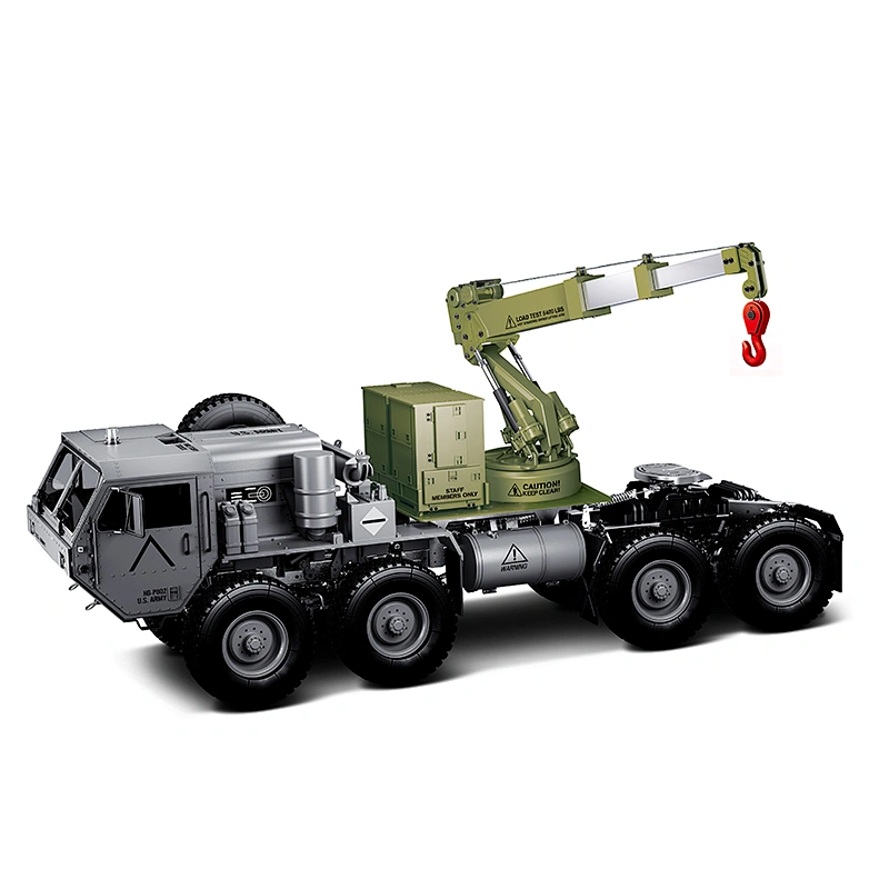 New arrival 1:12 scale 2.4G model truck toy rc military crane