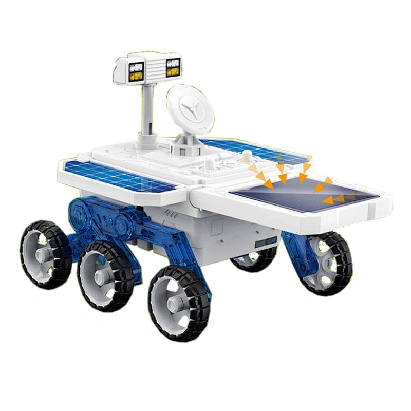 2021creativity item 4wd DIY016 mars solar powered car toys for children