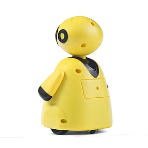 Educational kids inductive drawn line follower toy robot