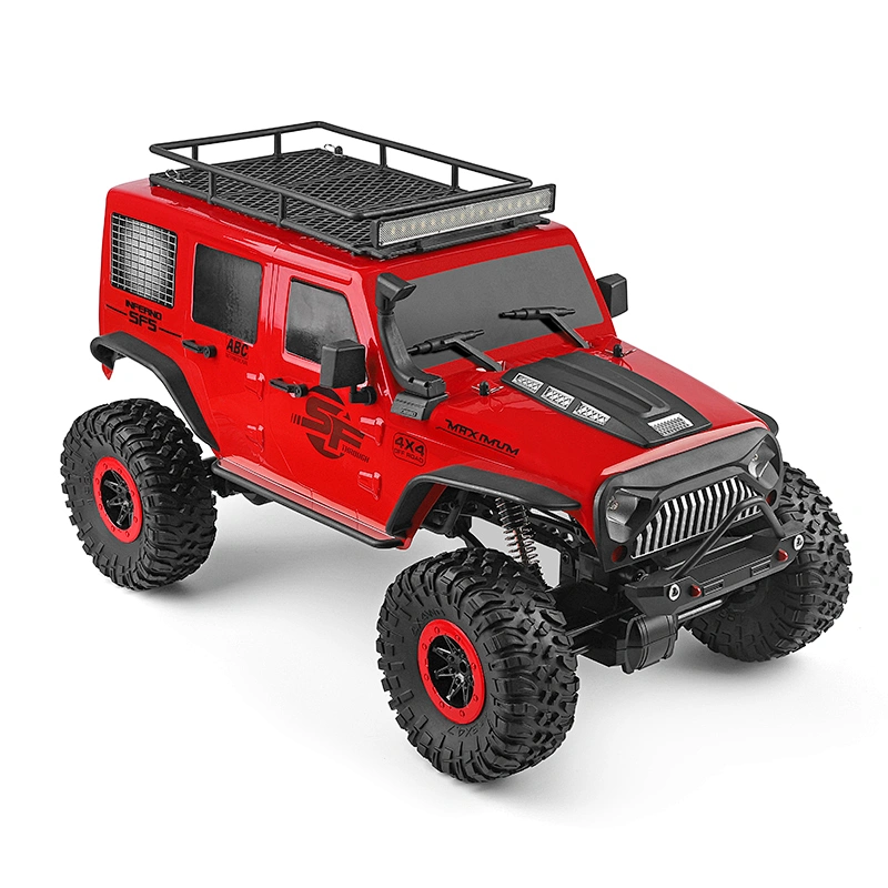 Rock Crawler Car 1 10 Scale 4x4 Rc Truck  Red  Radio OEM Box Power