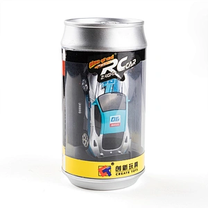 1:58 Scale 2.4G radio control cars mini racing coke can rc car for kids