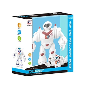 Electric launch man smart music dancing robot toys with lights