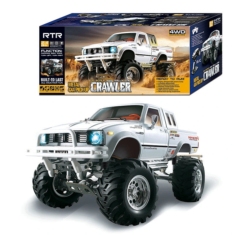 1:10 scale big wheels 4wd radio control  metal pickup truck