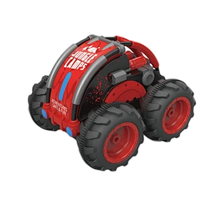 Amphibious remote control flip car toys stunt roll car