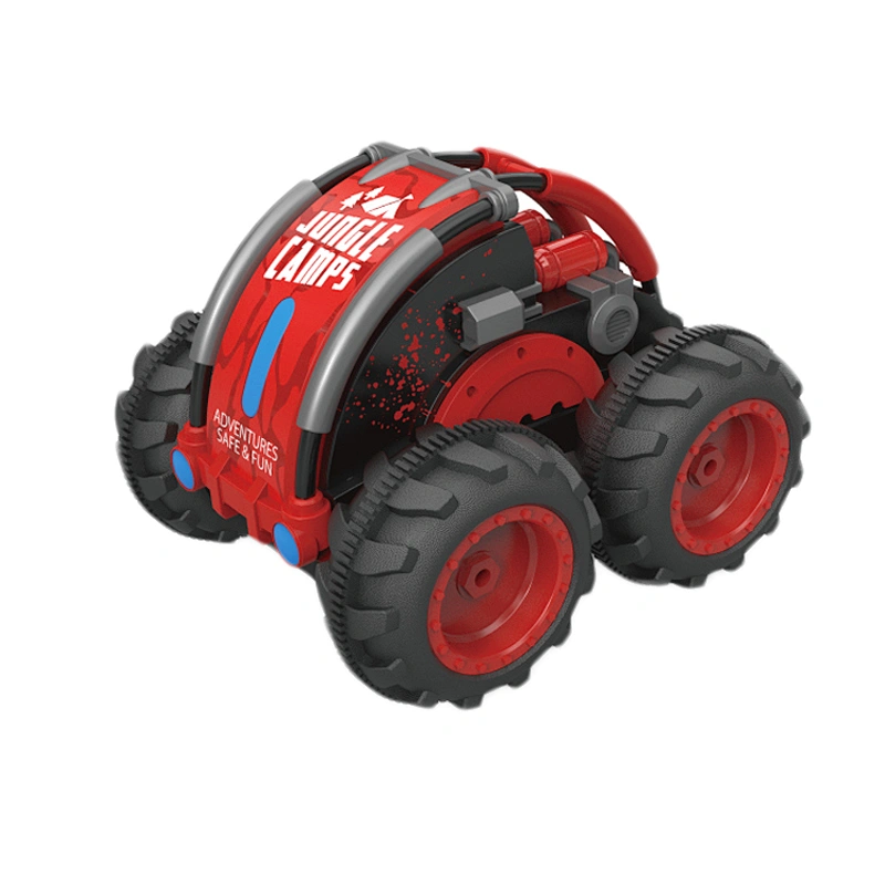 Amphibious remote control flip car toys stunt roll car