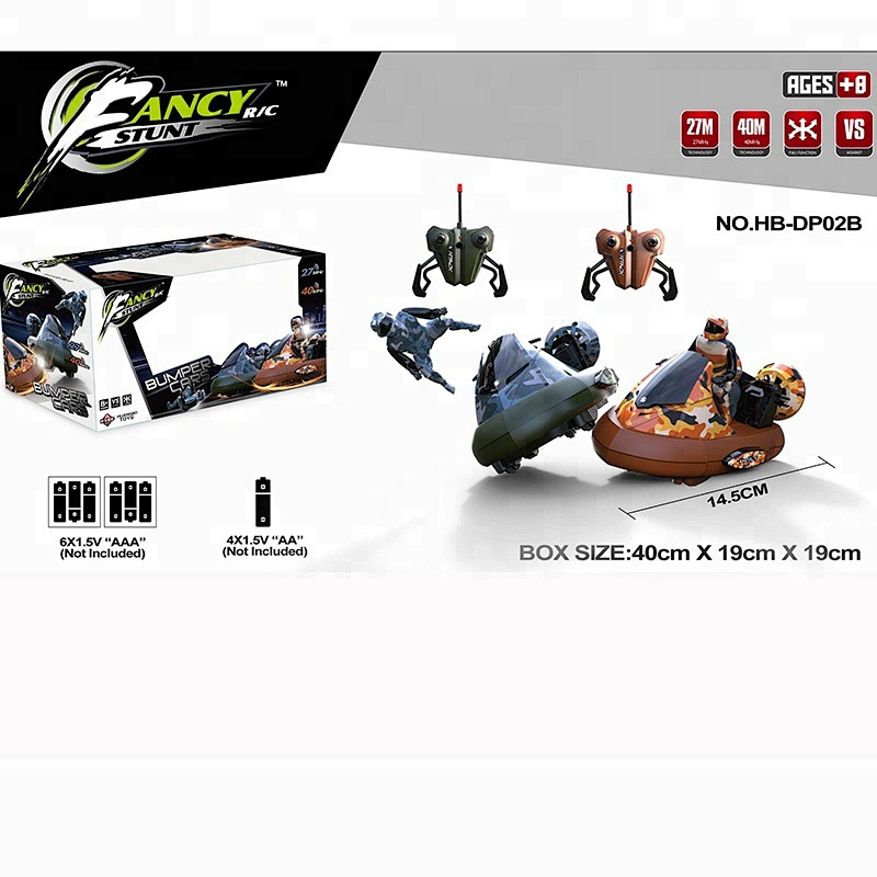 Electric bumper kids remote control fancy stunt car rc toy car toys