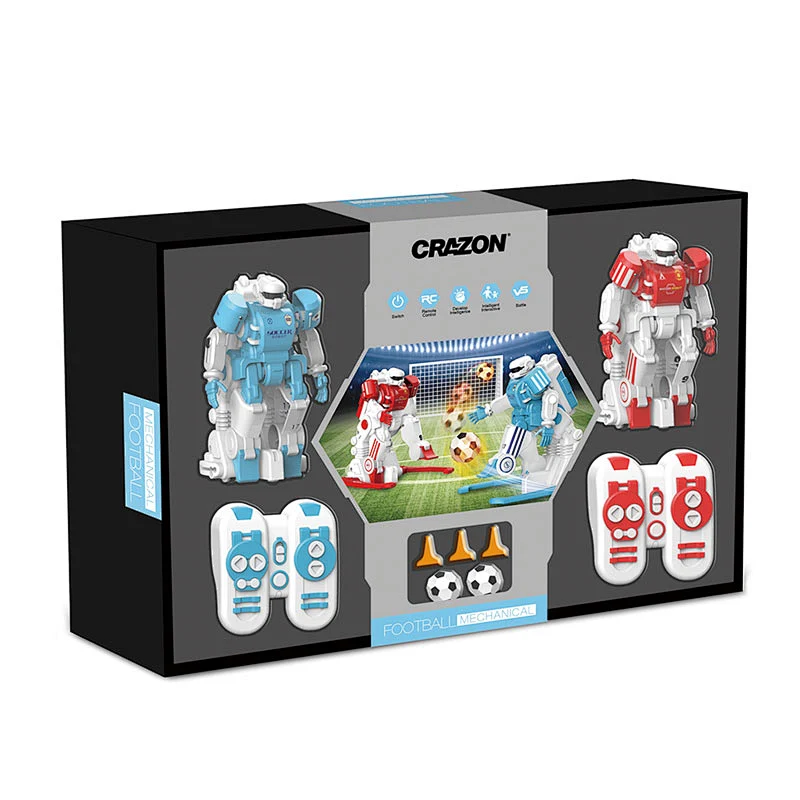 Funny kids remote control mini game battle football soccer robot