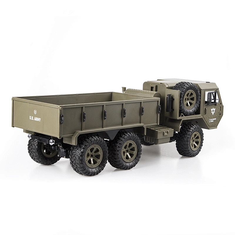 Remote control 6wd truck toy military rc pickup trucks