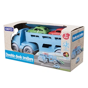 Hot selling electric plastic deck trailer mini truck toy for kids