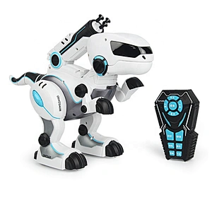 Radio controlled mini interactive remote control dinosaur toy robot
