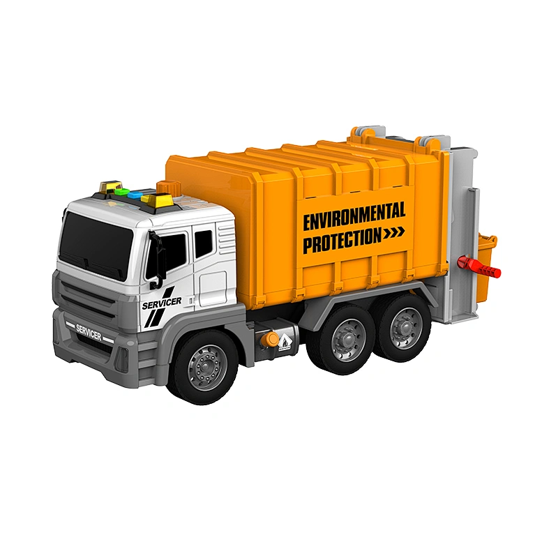 1:14 scale construction friction kids bucket garbage truck toy