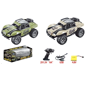 High speed 1/18 scale 2.4G toy remote control rc military car