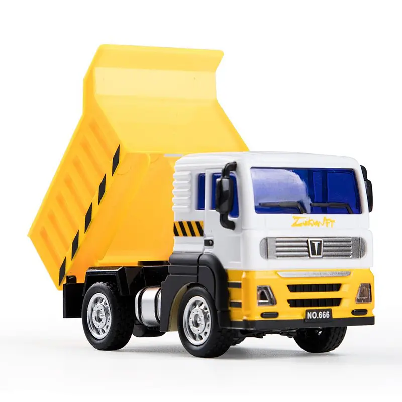 New arrival 1:64 mini construction rc car dump truck toy for kids