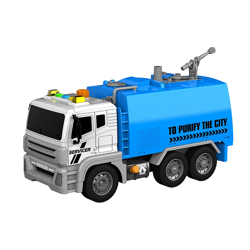 New arrival children friction sanitation garbage truck vehicle toy