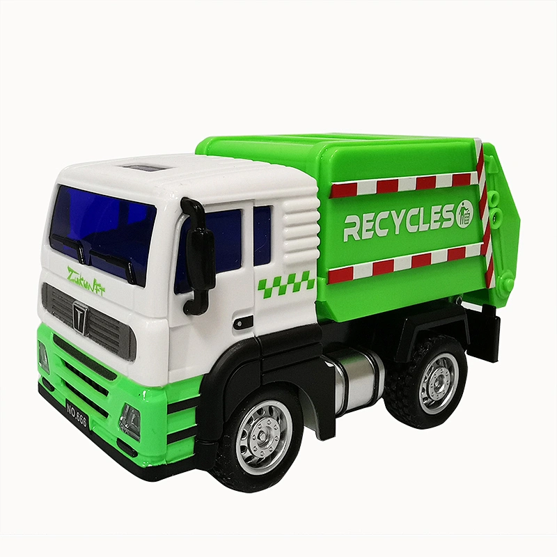 New arrival 1:64 scale 2.4G remote diecast garbage toy truck