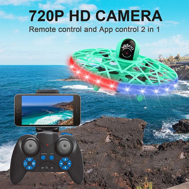 2in1 ufo video induction ball  aircraft drone with camera