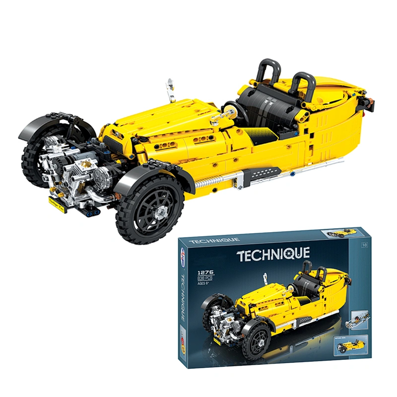 Wholesale diy plastic construction brick car toy car building block