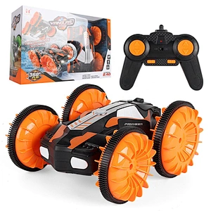 Remote 360 flip racer amphibious remote vehicles stunt rc car