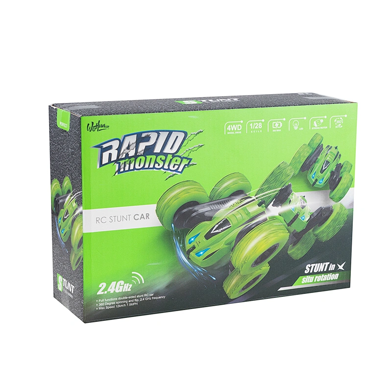 2020 New 360 rolling double siding 2.4G remote control stunt rc car