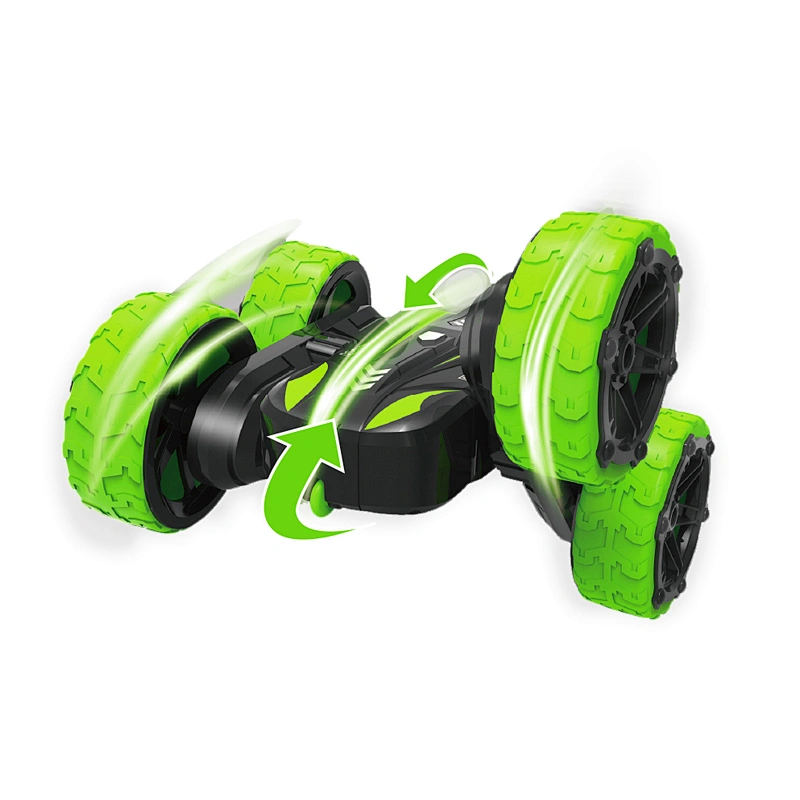 2.4GHz twist radio control battery operated double stunt car