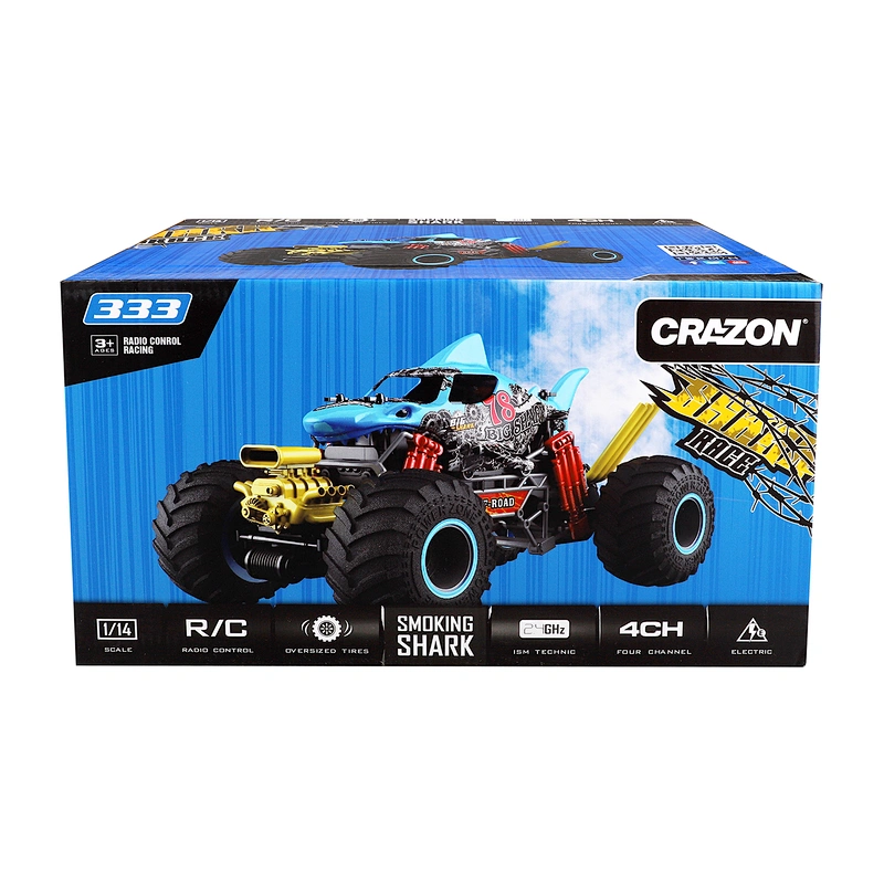 Hot sale Smoking 2.4G RC Monster remote control off road toy best gift for kids
