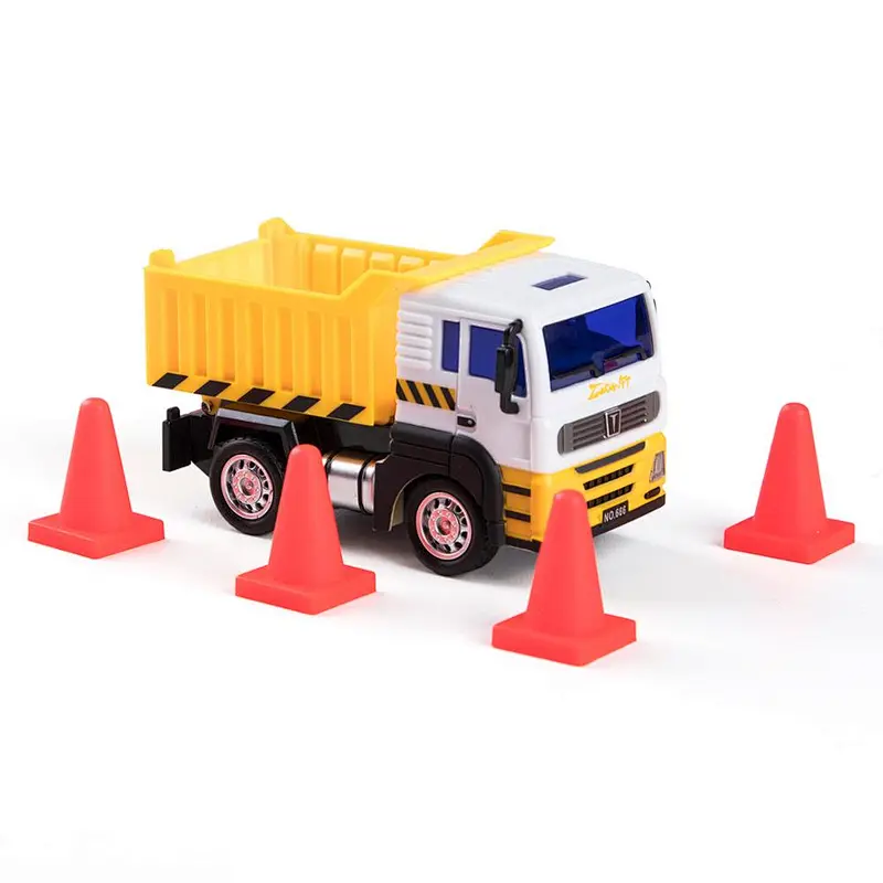 New arrival 1:64 mini construction rc car dump truck toy for kids
