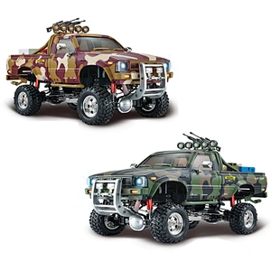 New arrival 110 scale remote control 4wd toy military pickup rc truck