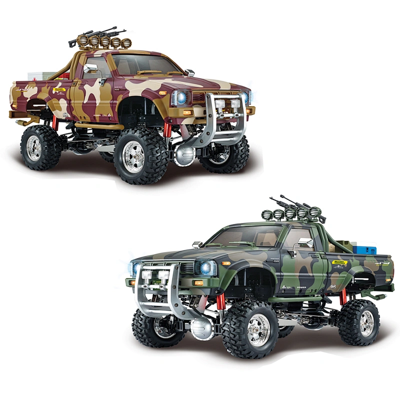 New arrival 110 scale remote control 4wd toy military pickup rc truck