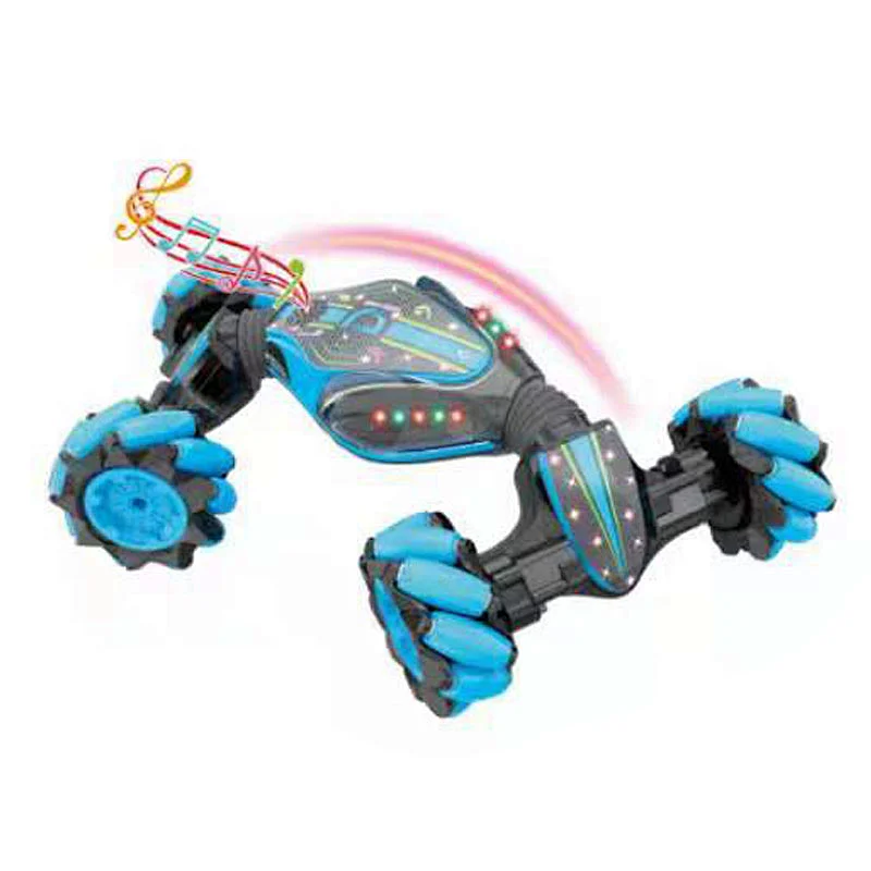 New arrival remote control gesture toy rc stunt car with light music