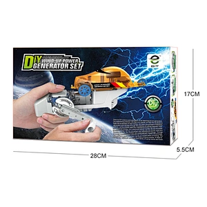 DIY wind-up power generator set science and education toys