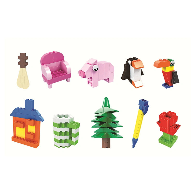Educational plastic magnetic mini kids toy construction building blocks